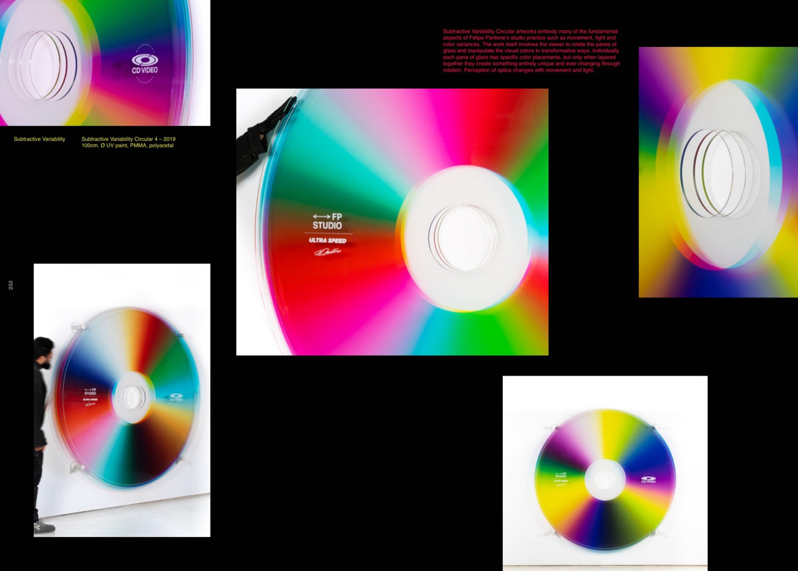 Subtractive Variability Circular 4 · 2019 · el CD gigante, rotable
